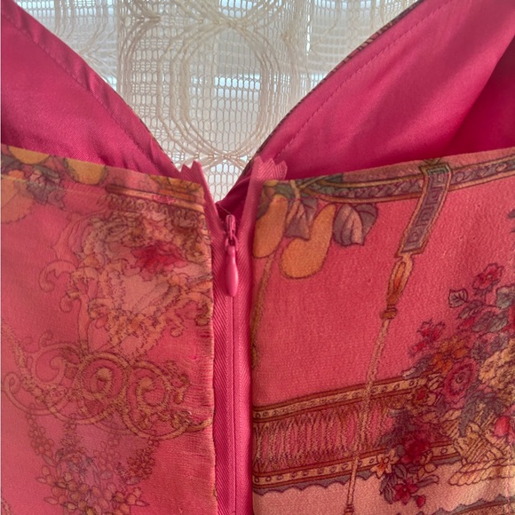 I.C.E pink silk dress - Picture 7 of 9